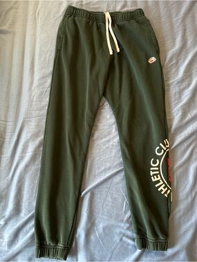 Men’s Olive Green Athletic Club Jogger Pants